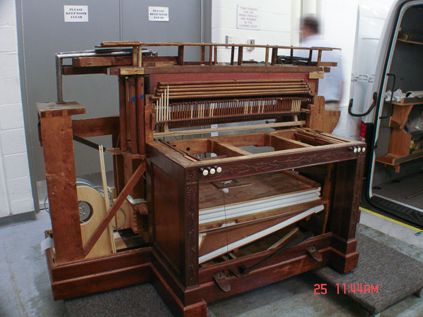 Organized Upright Grand Piano